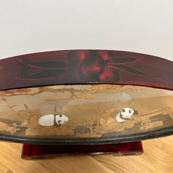 Vintage 90’s Cork Carved Scene - Picture 2 of 7